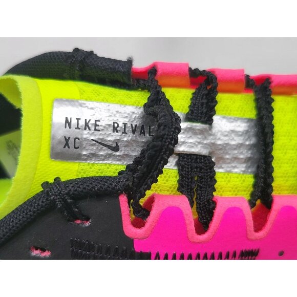 Nike Rival XC 6 Cross Country Spikes Volt Hyper Pink Shoes DX7999 700 Men Sz 9.5 - Picture 10 of 10